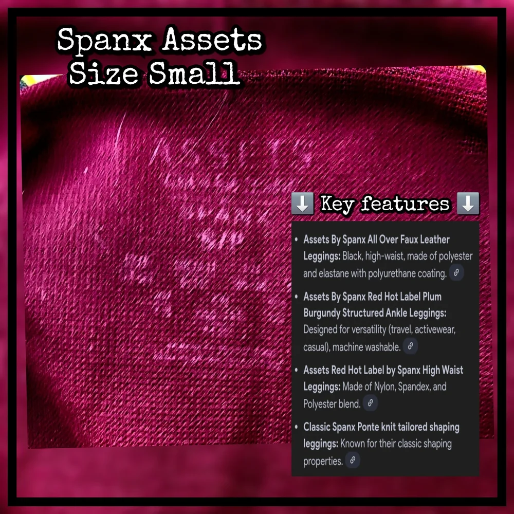 โจ๏ธ EUC SPANX Assets (Size Small) โจ๏ธ - Picture 6 of 10